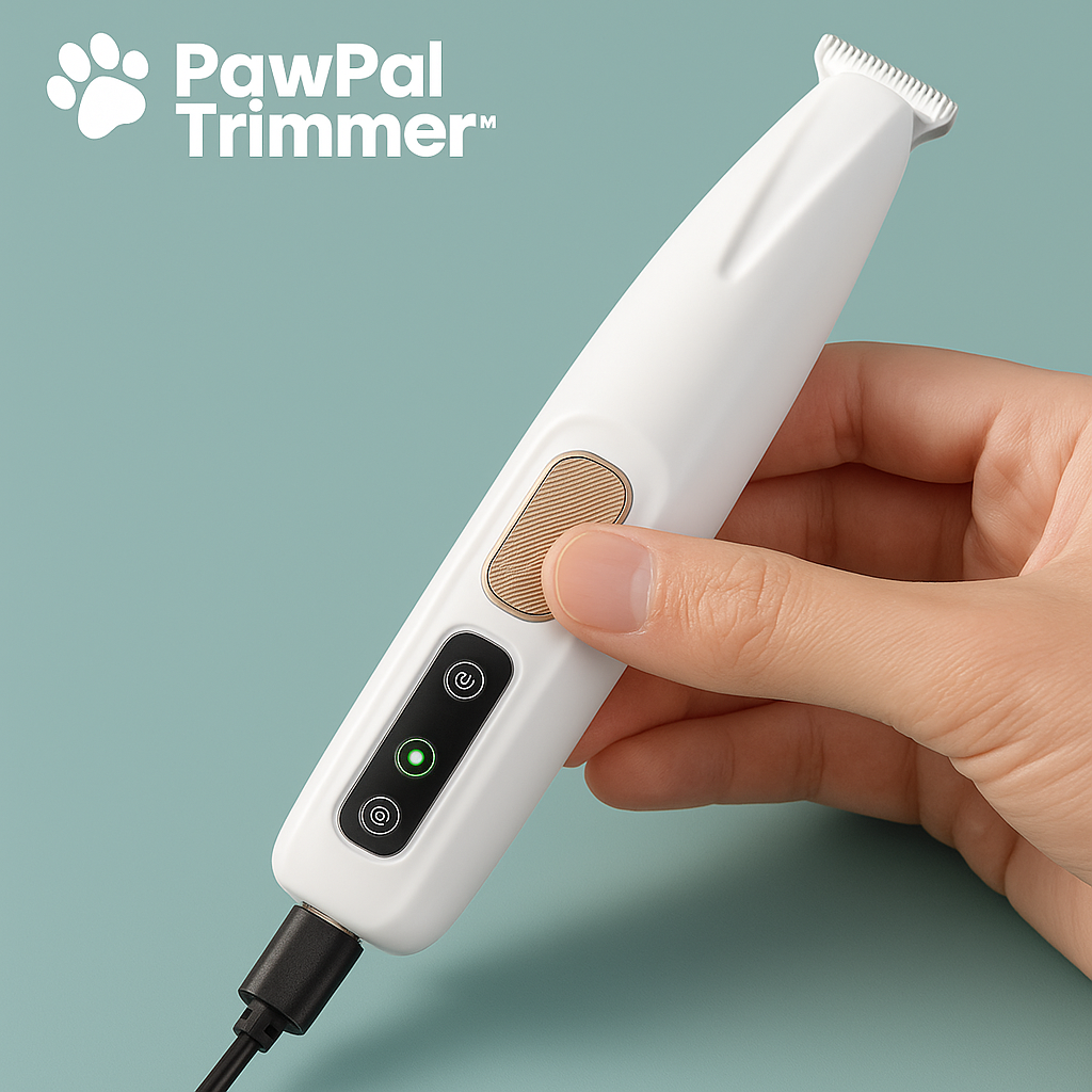 PawPalTrimmer™ – The Quiet, Safe, LED-Powered Dog Nail Trimmer for Anxious Paws